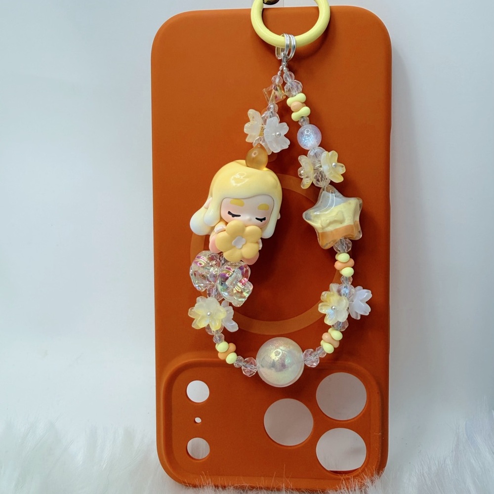 Handmade Authentic Chaka Pop bean phone charm